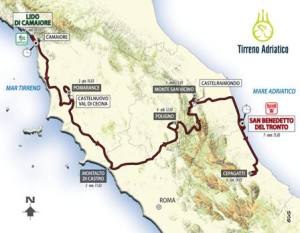 Tirreno-Adriatico percorso