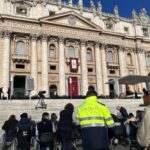 I volontari della Protezione Civile delle Marche a Roma per il funerale di Papa Francesco